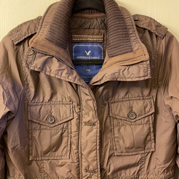 American Eagle Chocolate Brown Jacket - Picture 2 of 8